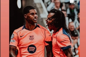 开云登录-连线破门！孔德社媒晒与拉什福德合照：欧冠之夜